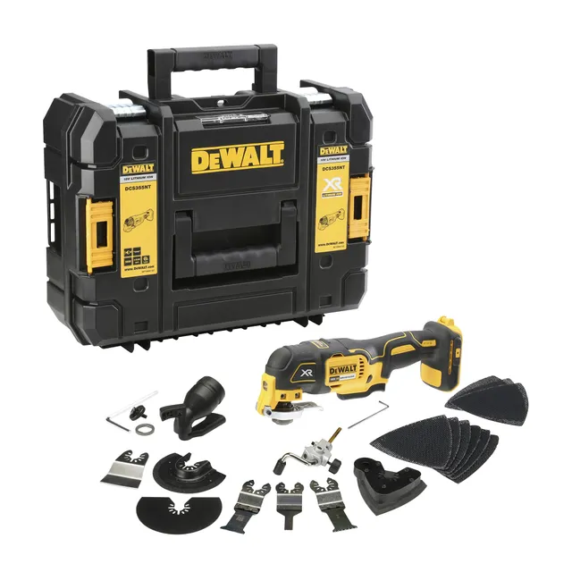 dewalt-dcs355nt-xj-outil-oscillant-multifonction-sans-fil-18-v-xr-brushless-nu-s image 1