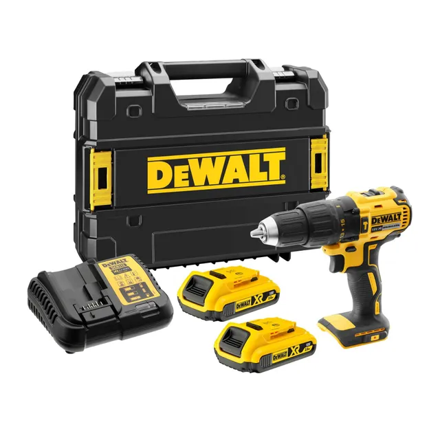 dewalt-dcd778d2t-qw-perceuse-visseuse-percussion-sans-fil-xr-18v-brushless-compa image 1