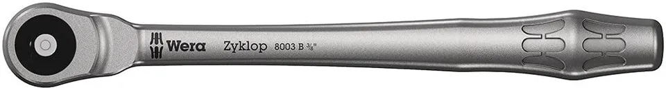 wera-8003-b-zyklop-metal-cliquet-3-8-avec-carr-m-le-traversant-222-mm-0500403300 image 1