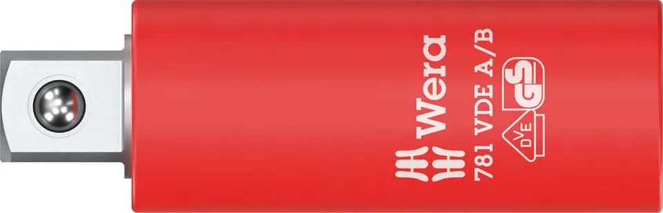 wera-781-a-b-vde-adaptateur-isol-1-4-femelle-vers-3-8-m-le-56-mm image 1