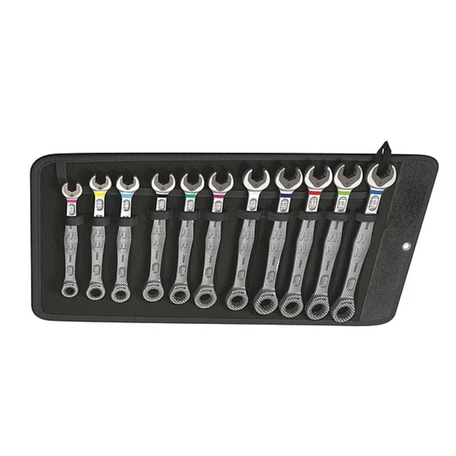 wera-joker-set-11-jeu-de-11-cl-s-mixtes-cliquet-80-dents-avec-fonction-de-retenu image 1