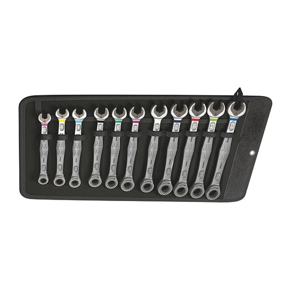 wera-joker-set-11-jeu-de-11-cl-s-mixtes-cliquet-80-dents-avec-fonction-de-retenu image 1