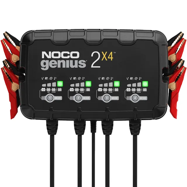 noco-genius2x4-chargeur-de-batterie-intelligent-4-bancs-8-a-6-v-12-v-maintien-au image 1