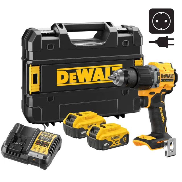 dewalt-dcd799p2t-qw-perceuse-visseuse-percussion-compacte-18v-xr-brushless-74-nm image 1