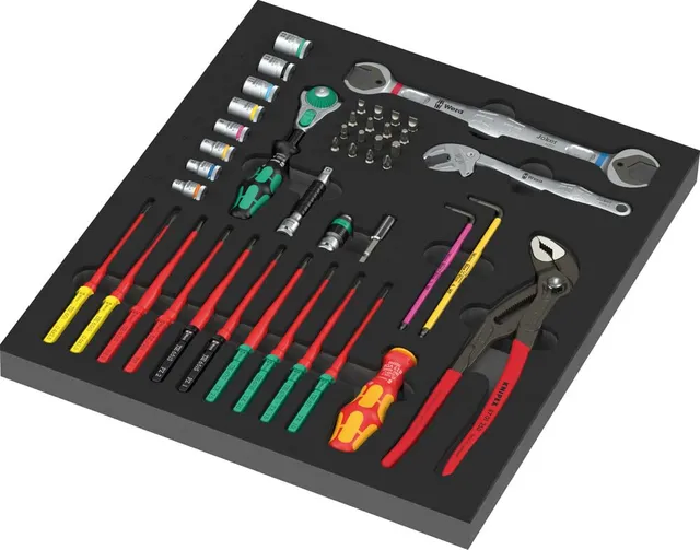 wera-9753-insert-mousse-pour-kraftform-kompakt-1-maintenance-45-pi-ces-tournevis image 1