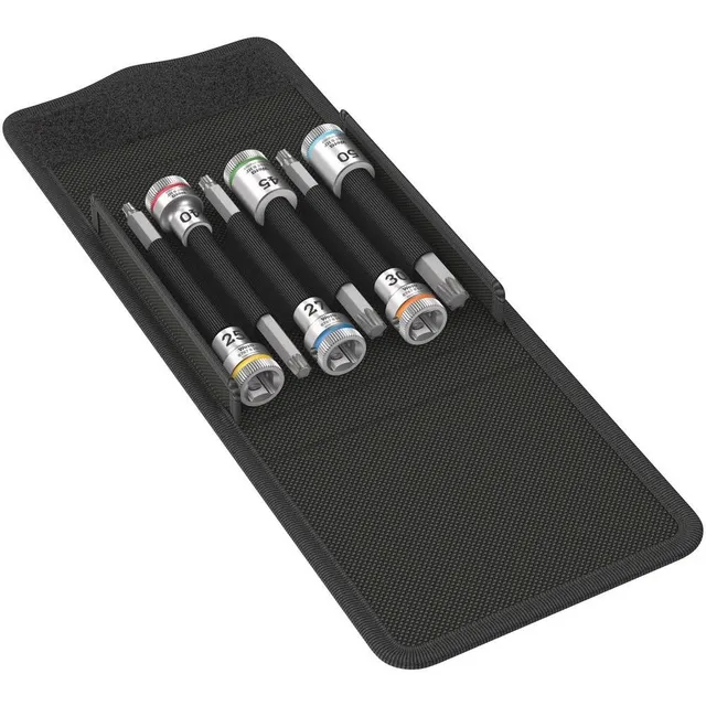 wera-8767-b-torx-hf-1-zyklop-jeu-de-6-douilles-embouts-torx-hf-3-8-avec-fonction image 1