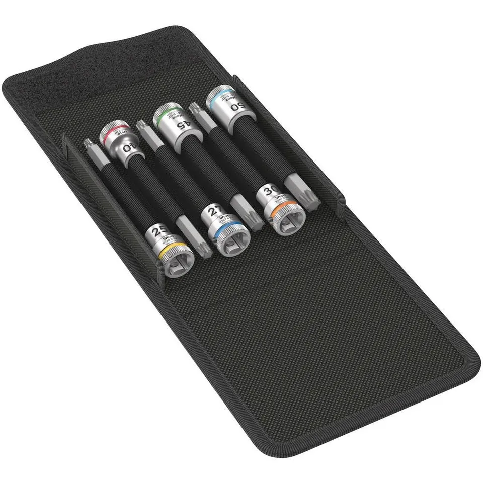 wera-8767-b-torx-hf-1-zyklop-jeu-de-6-douilles-embouts-torx-hf-3-8-avec-fonction image 1