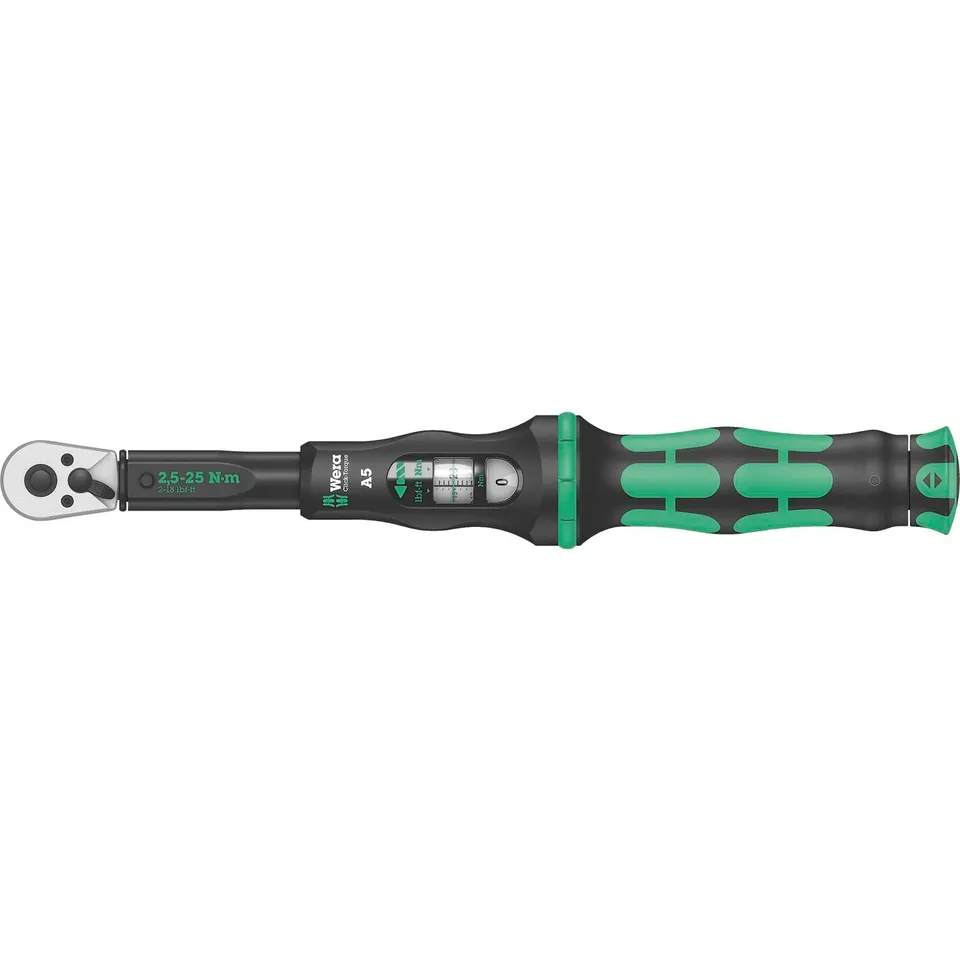 wera-click-torque-a-5-cl-dynamom-trique-cliquet-1-4-2-5-25-nm-verte image 1