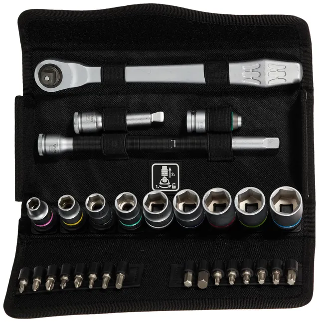 wera-8100-sb-zyklop-metal-jeu-de-cliquets-3-8-m-trique-29-pi-ces-avec-housse-tex image 1