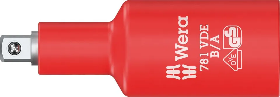 wera-781-b-a-adaptateur-vde-isol-3-8-femelle-vers-1-4-m-le-66-mm-1000-v image 1