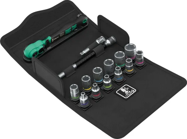 wera-8100-sa-13-jeu-de-douilles-cliquet-zyklop-comfort-1-4-m-trique-15-pi-ces image 1