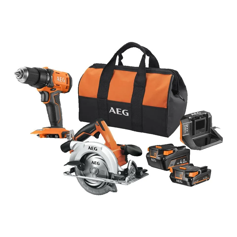 aeg-pack-perceuse-visseuse-percussion-18v-scie-circulaire-18v-avec-2-batteries-c image 1