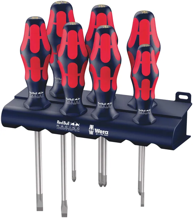 wera-kraftform-plus-laser-tip-red-bull-racing-05227700001-jeu-de-7-tournevis-ave image 1