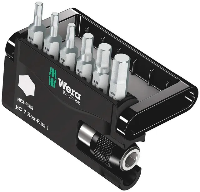wera-bit-check-hex-plus-1-kit-de-7-embouts-six-pans-femelle-btr-hex-plus image 1