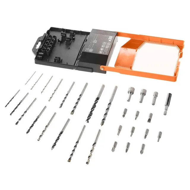 aeg-aakdd30-coffret-d-accessoires-de-per-age-et-vissage-30-pi-ces-forets-hss-b-t image 1