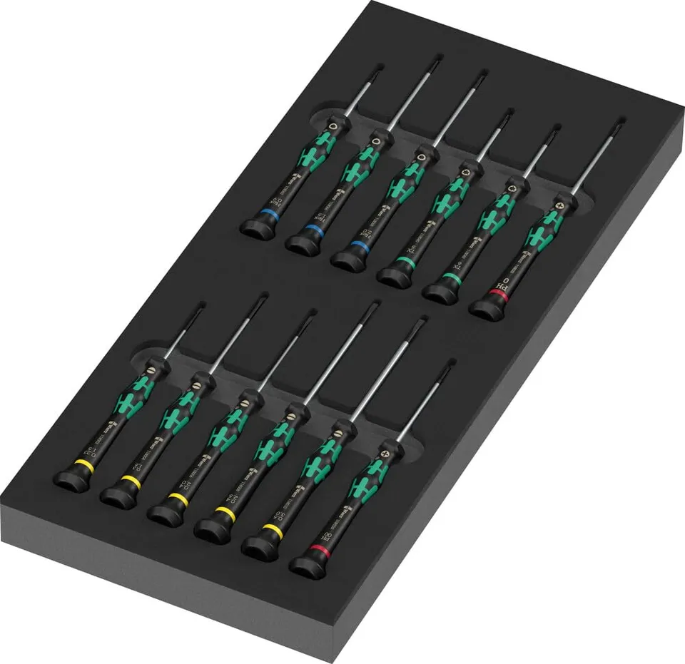 wera-9716-insert-mousse-pour-jeu-kraftform-micro-2-13-pi-ces-12-tournevis-de-pr- image 1
