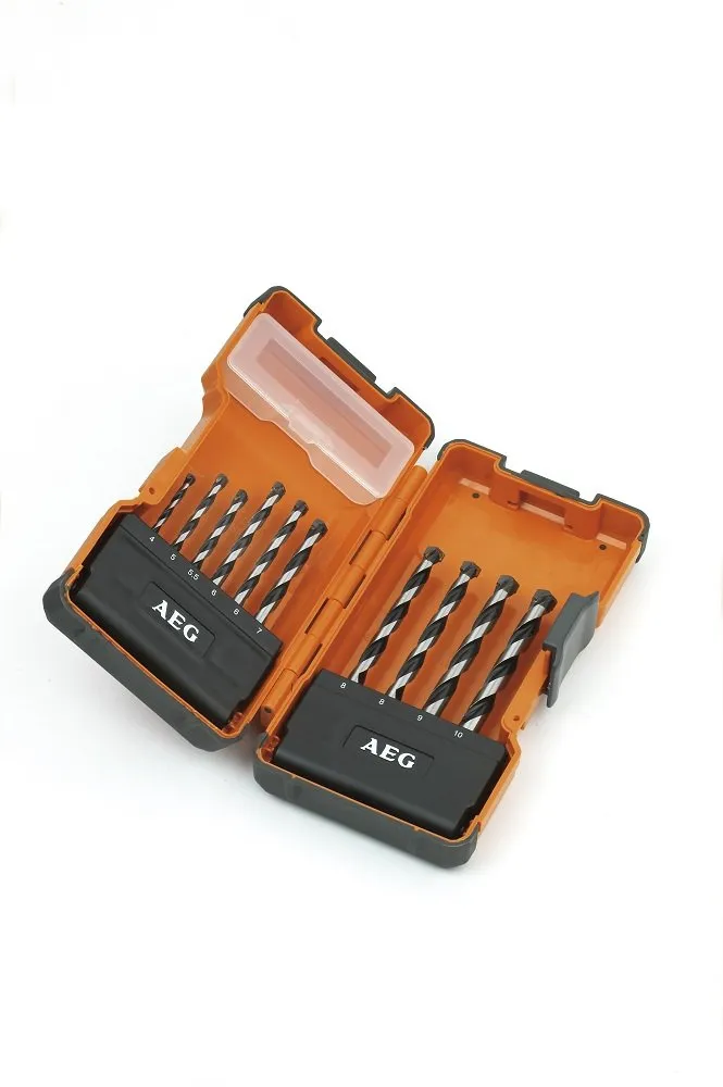 aeg-4932352239-powerset-coffret-de-10-forets-pierre-4-10-mm-pour-b-ton-et-ma-onn image 1