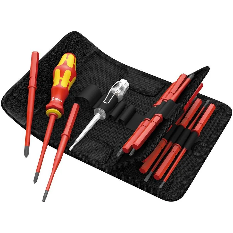 wera-kk-vde-16-extra-slim-1-jeu-de-14-lames-isol-es-1000-v-extra-slim-avec-manch image 1