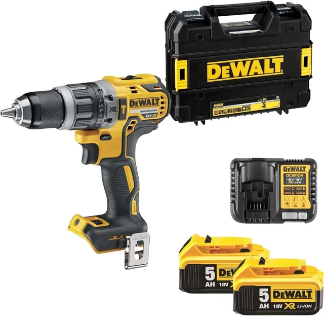 dewalt-dcd796p2-qw-perceuse-visseuse-percussion-brushless-xr-18v-avec-2-batterie image 1