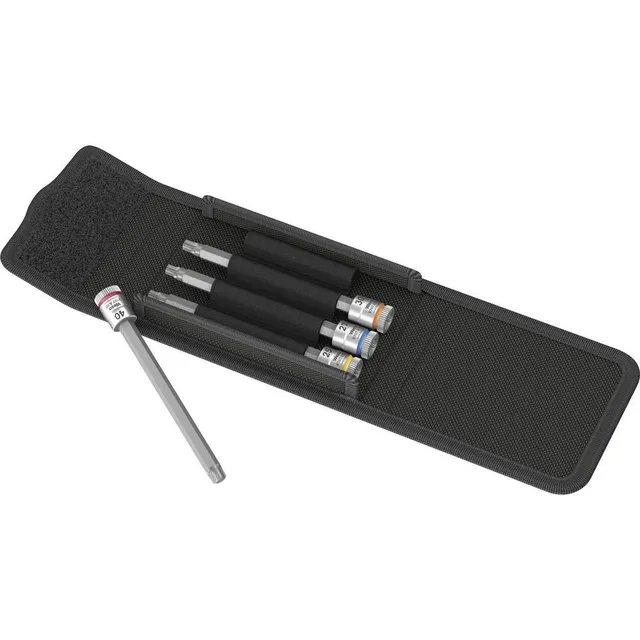 wera-8767-a-hf-1-zyklop-05003375001-jeu-de-4-douilles-embouts-torx-1-4-avec-fonc image 1