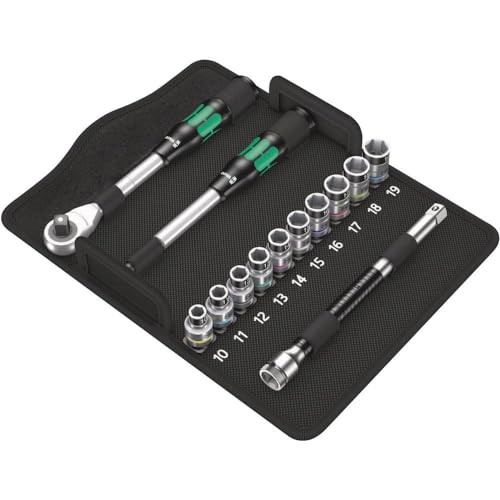 wera-zyklop-hybrid-8006-sc-1-jeu-cliquet-1-2-m-trique-13-pi-ces-avec-rallonge-ho image 2