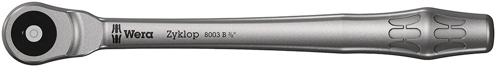 wera-8003-b-zyklop-metal-cliquet-3-8-avec-carr-m-le-traversant-222-mm-0500403300 image 1
