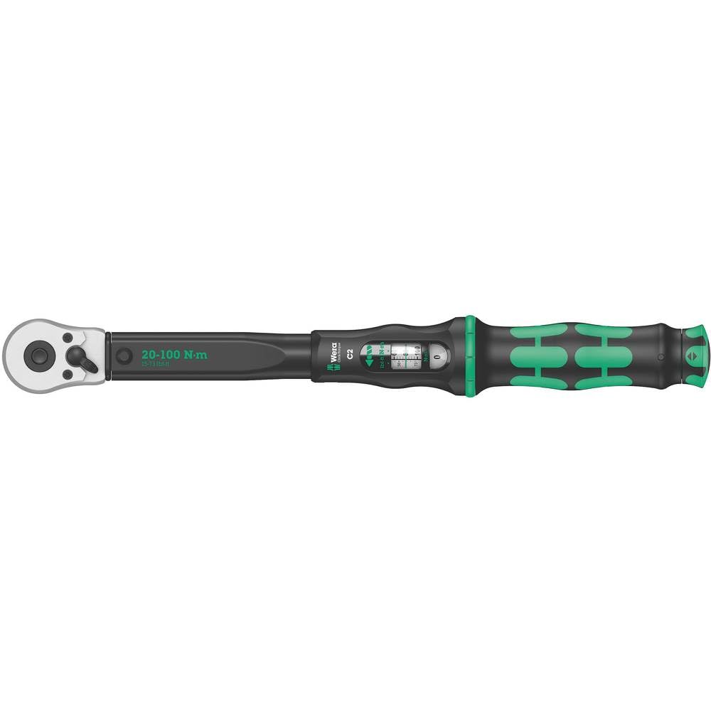 wera-click-torque-c-2-05075621001-cl-dynamom-trique-cliquet-1-2-20-100-nm-pr-cis image 1