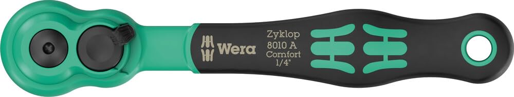 wera-8010-a-zyklop-comfort-cliquet-1-4-x-144-mm-80-dents-avec-levier-d-inversion image 1