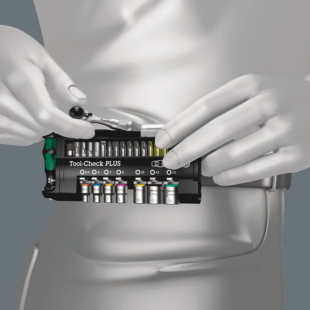 wera-tool-check-plus-imperial-05056491001-jeu-de-mini-cliquet-1-4-embouts-et-dou image 6