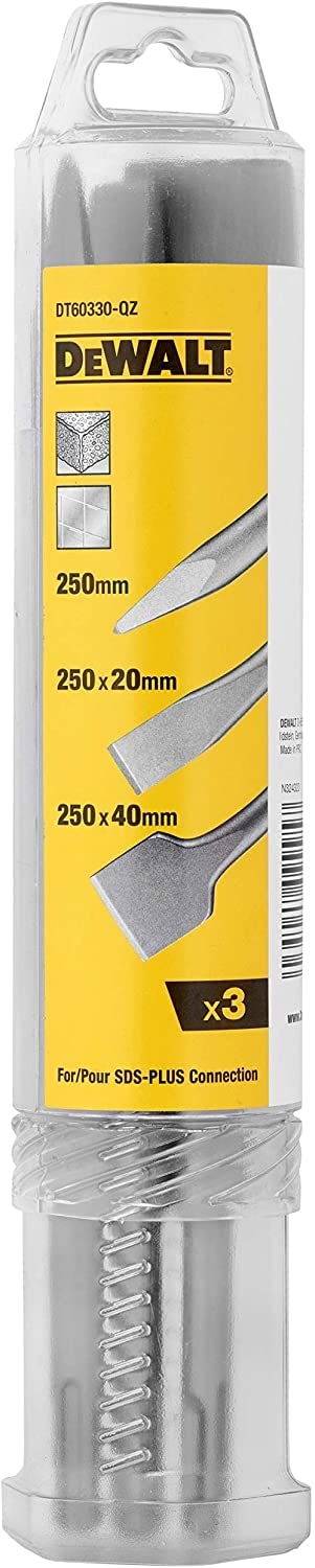 dewalt-dt60330-qz-jeu-de-3-burins-sds-plus-25-cm-pour-b-ton-2-plats-1-pointu image 3