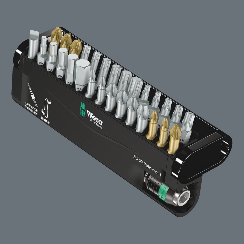 wera-bc-universal-30-bit-check-jeu-d-embouts-30-pi-ces-avec-porte-embouts-rapida image 3