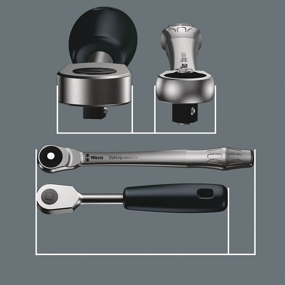 wera-8003-b-zyklop-metal-cliquet-3-8-avec-carr-m-le-traversant-222-mm-0500403300 image 4