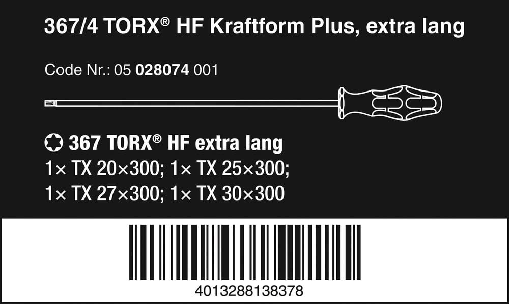 wera-367-4-torx-hf-kraftform-plus-jeu-de-4-tournevis-torx-fonction-de-retenue-la image 2