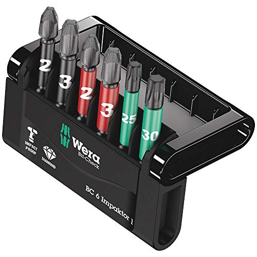 wera-bit-check-6-impaktor-2-jeu-de-6-embouts-de-vissage-50-mm-ph2-ph3-tx25-tx30- image 3