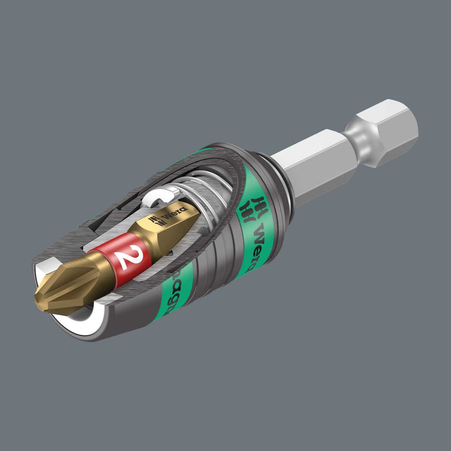 wera-887-4r-rapidaptor-porte-embouts-verrou-magn-tique-1-4-x-57-mm image 2