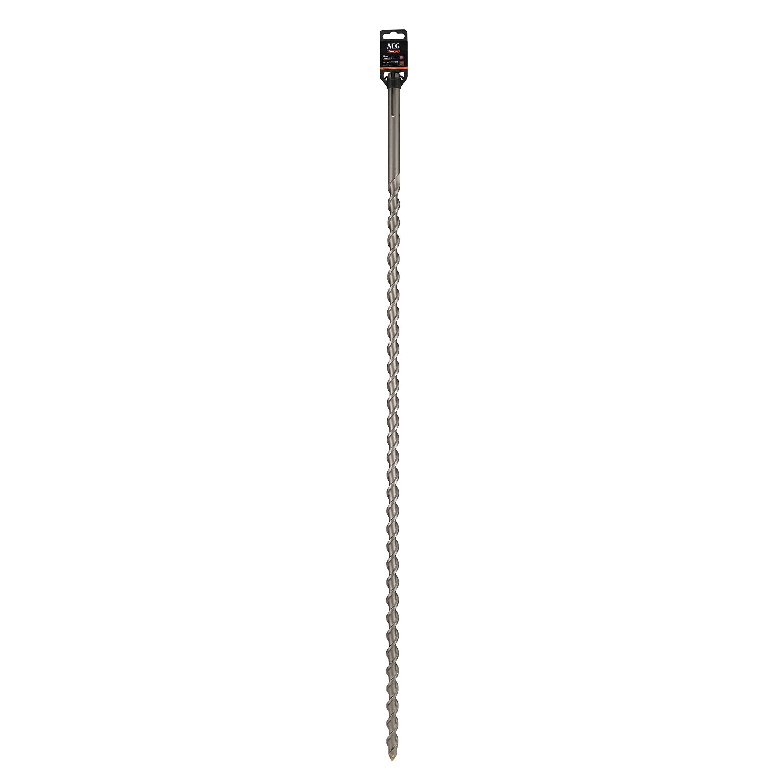 aeg-asds201000-foret-sds-max-2-taillants-20-mm-x-1000-mm-pour-b-ton image 2