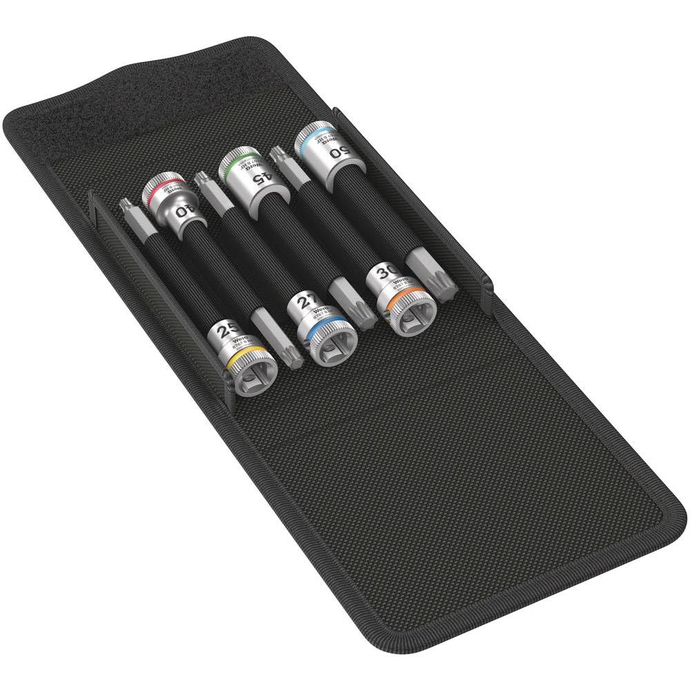 wera-8767-b-torx-hf-1-zyklop-jeu-de-6-douilles-embouts-torx-hf-3-8-avec-fonction image 1