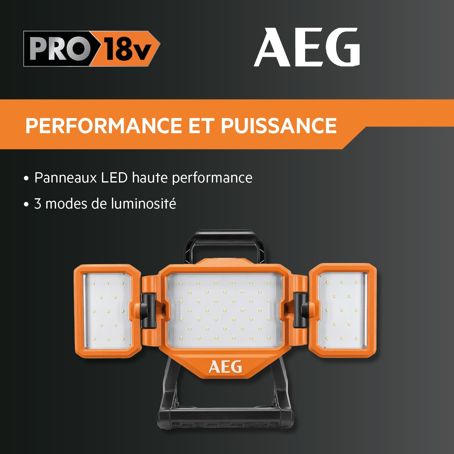 aeg-blp18-0-projecteur-led-18v-hybride-triple-panneaux-3500-lumens-batterie-ou-s image 2