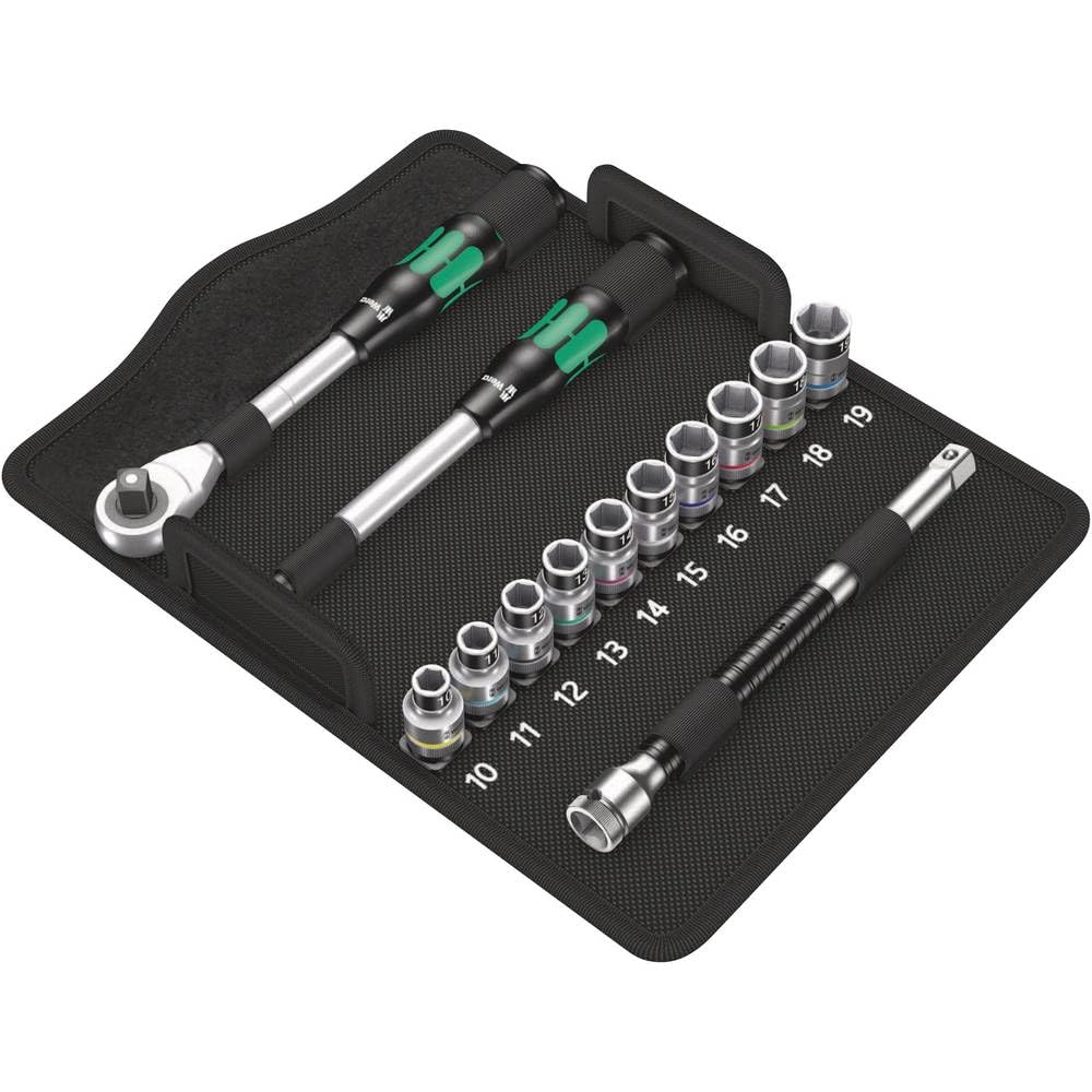 wera-zyklop-hybrid-8006-sc-1-jeu-cliquet-1-2-m-trique-13-pi-ces-avec-rallonge-ho image 1
