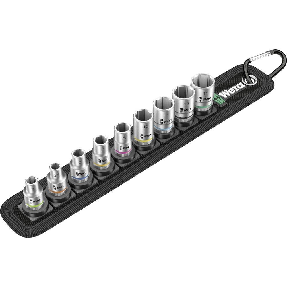 wera-05003883001-belt-4-zyklop-sangle-porte-douilles-1-4-avec-9-douilles-embouts image 1