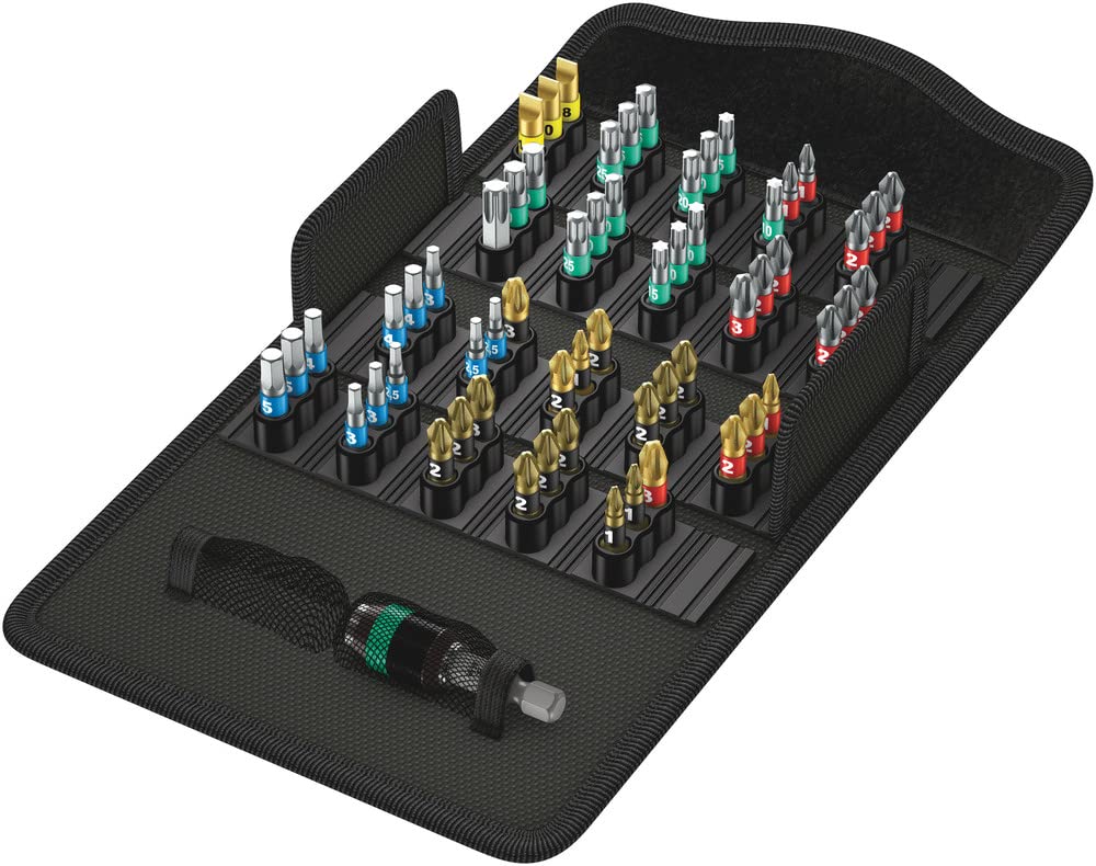 wera-05057441001-assortiment-d-embouts-bit-safe-61-bitorsion-1-61-pi-ces-avec-po image 1