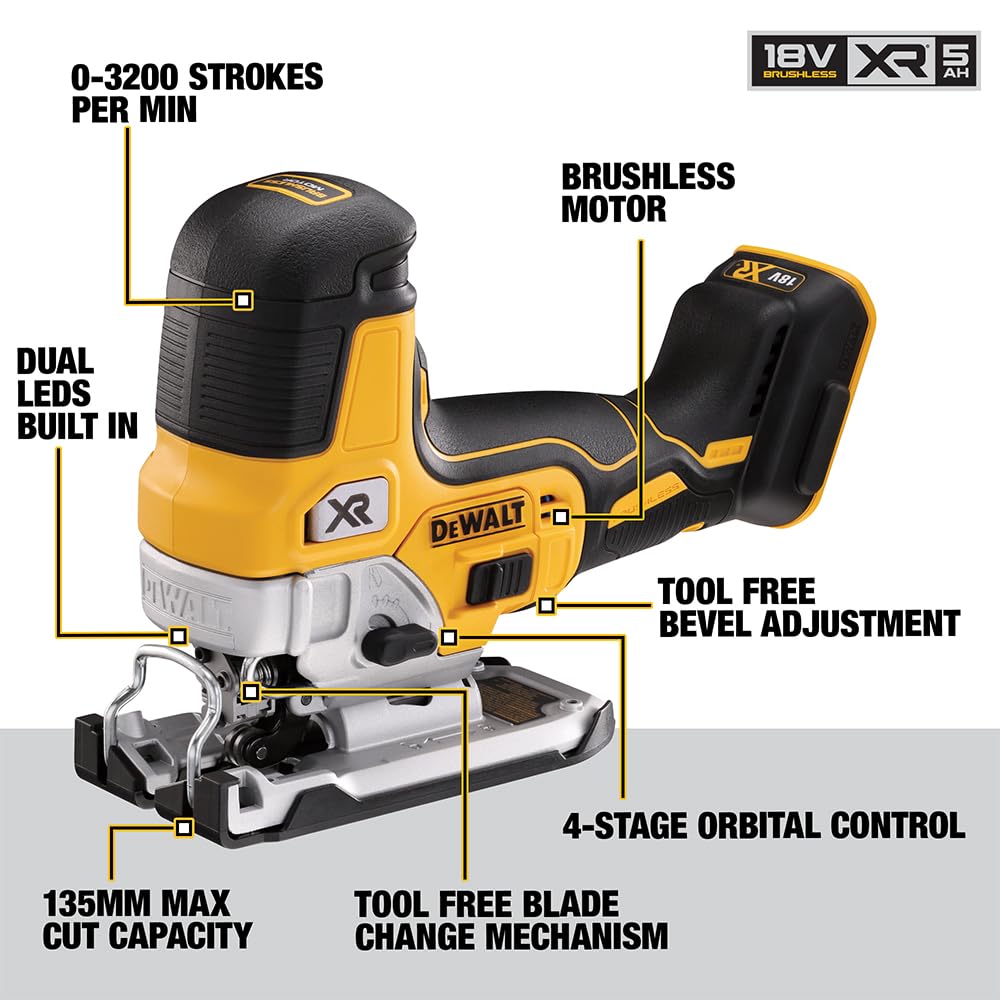 dewalt-dcs335nt-xj-scie-sauteuse-prise-par-le-corps-brushless-xr-18v-nue-sans-ba image 2