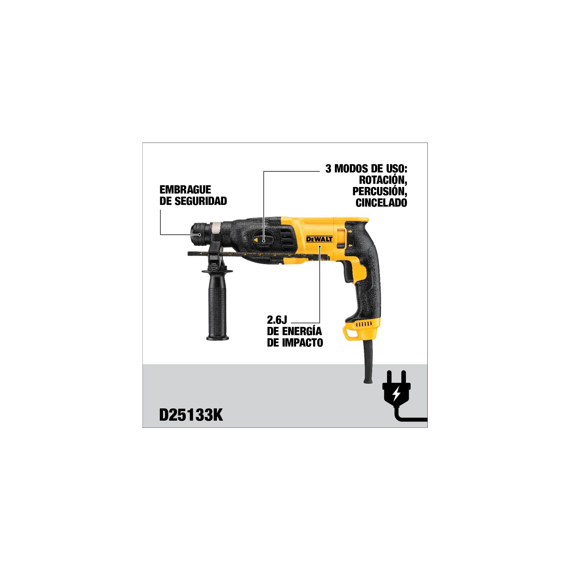 dewalt-d25133k-perforateur-sds-plus-filaire-800w-3-modes-26-mm-2-8-j-burinage-et image 5