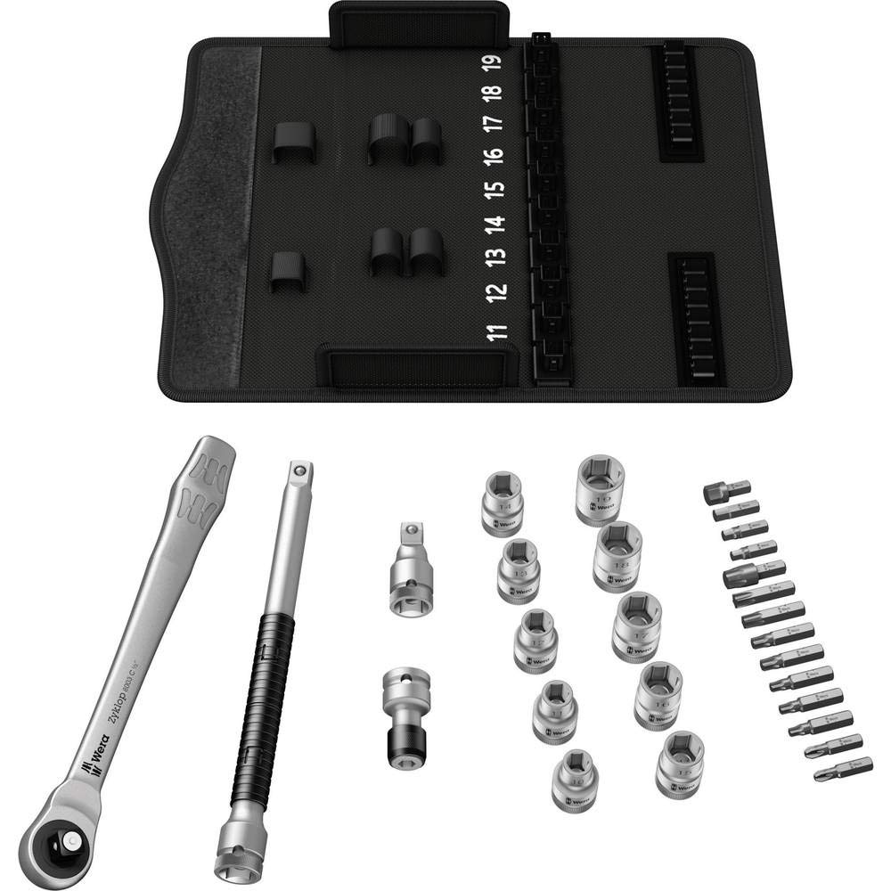 wera-8100-sc-7-zyklop-metal-coffret-cliquet-1-2-carr-traversant-avec-douilles-m- image 4