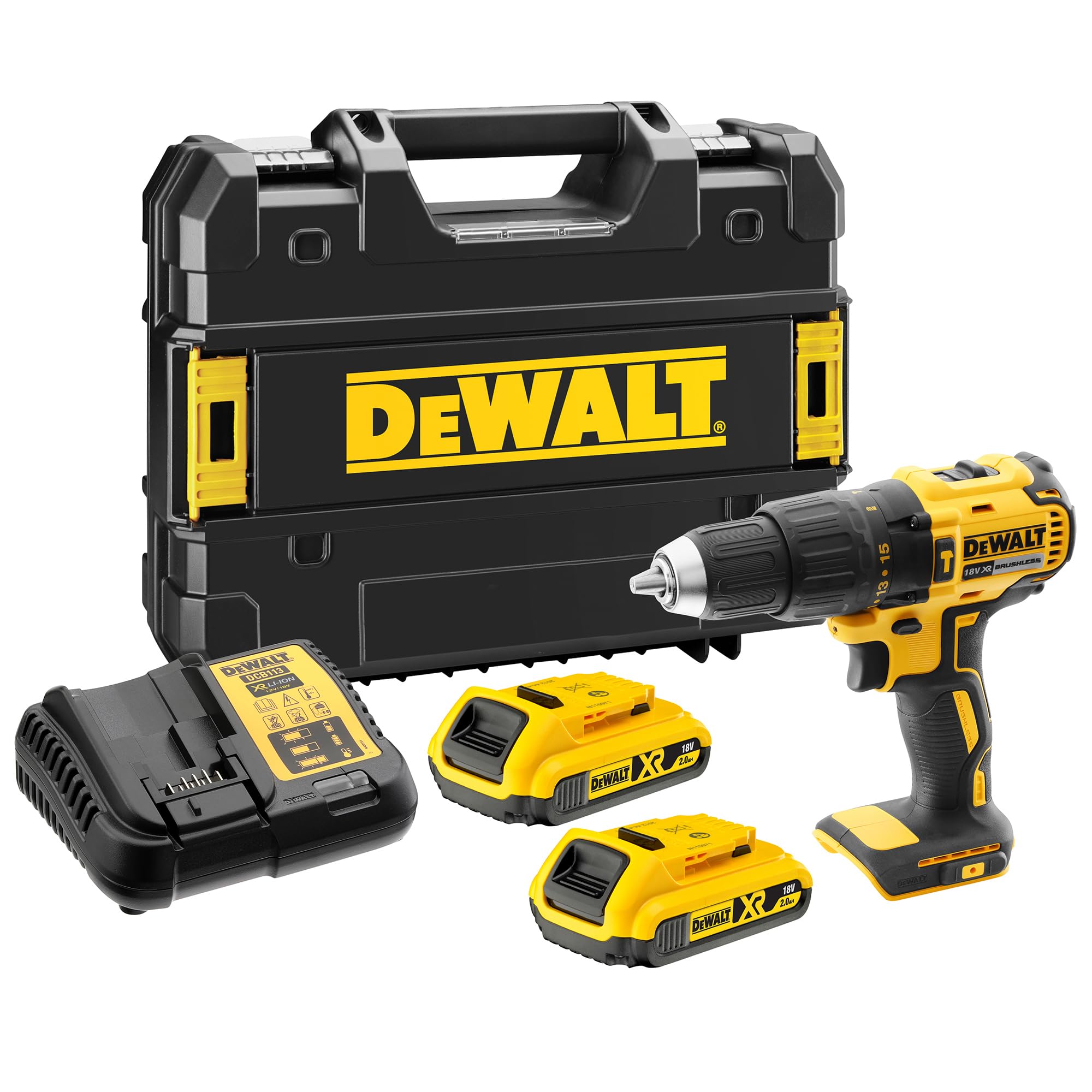 dewalt-dcd778d2t-qw-perceuse-visseuse-percussion-sans-fil-xr-18v-brushless-compa image 4