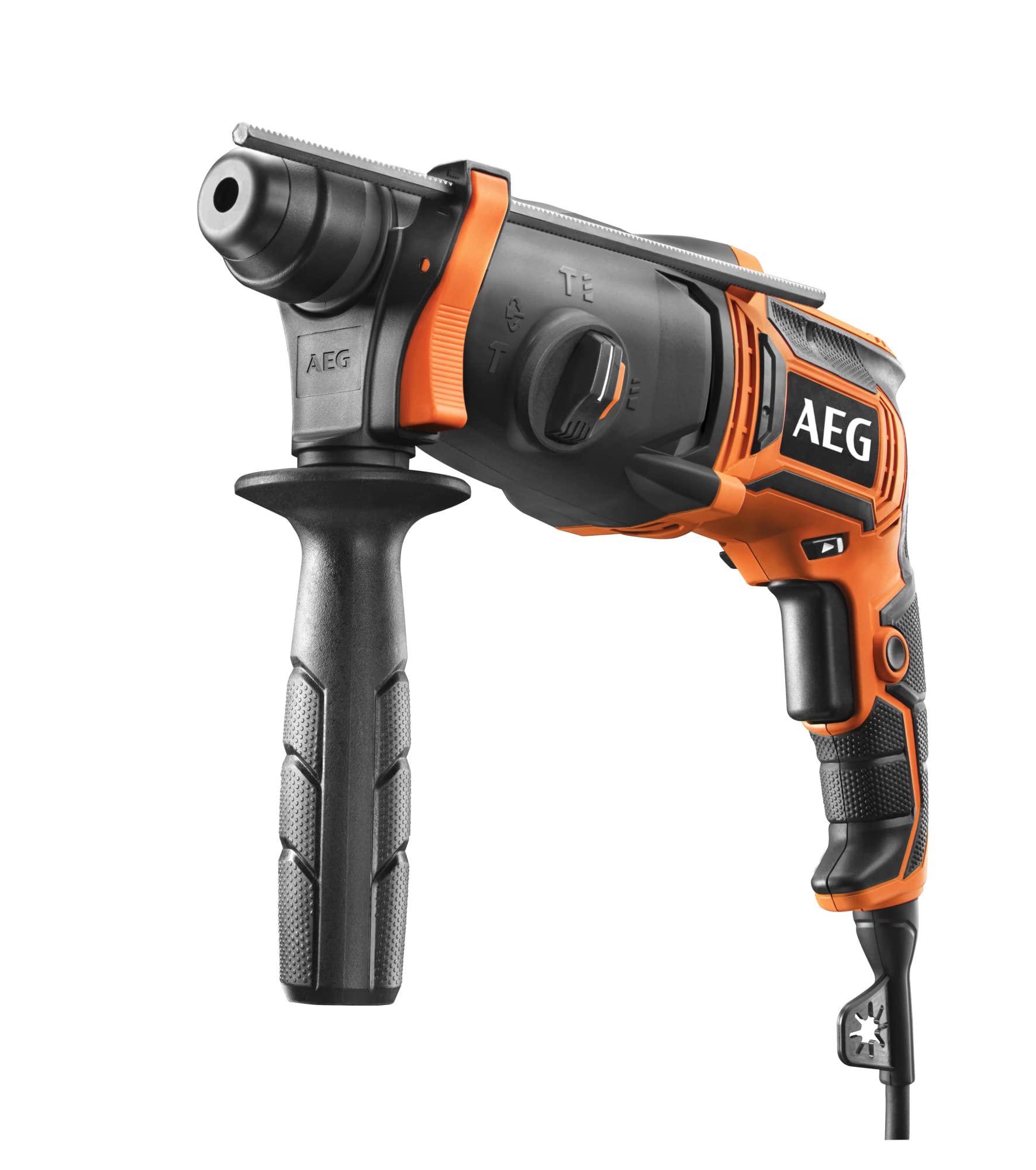 aeg-kh24ie-perforateur-burineur-sds-800-w-2-4-j-24-mm-dans-le-b-ton-avec-poign-e image 1