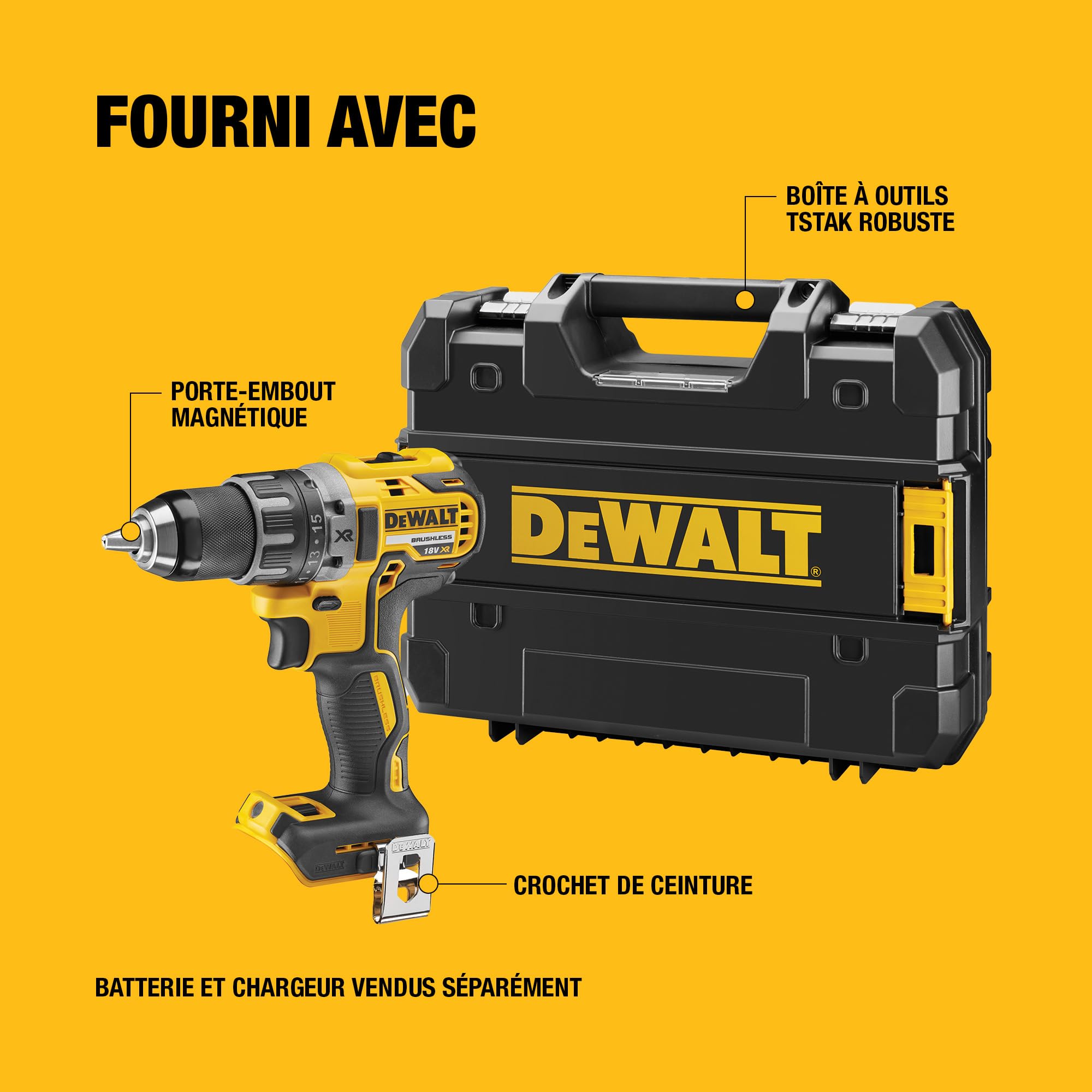dewalt-dcd791nt-xj-perceuse-visseuse-compacte-sans-fil-xr-18v-brushless-avec-cof image 7
