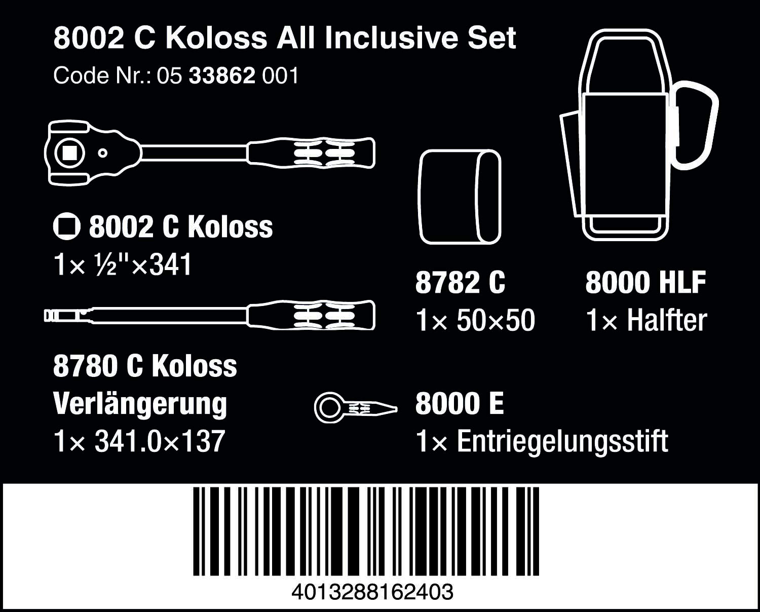 wera-8002-c-koloss-all-inclusive-set-cliquet-1-2-r-versible-600-nm-fonction-mart image 2