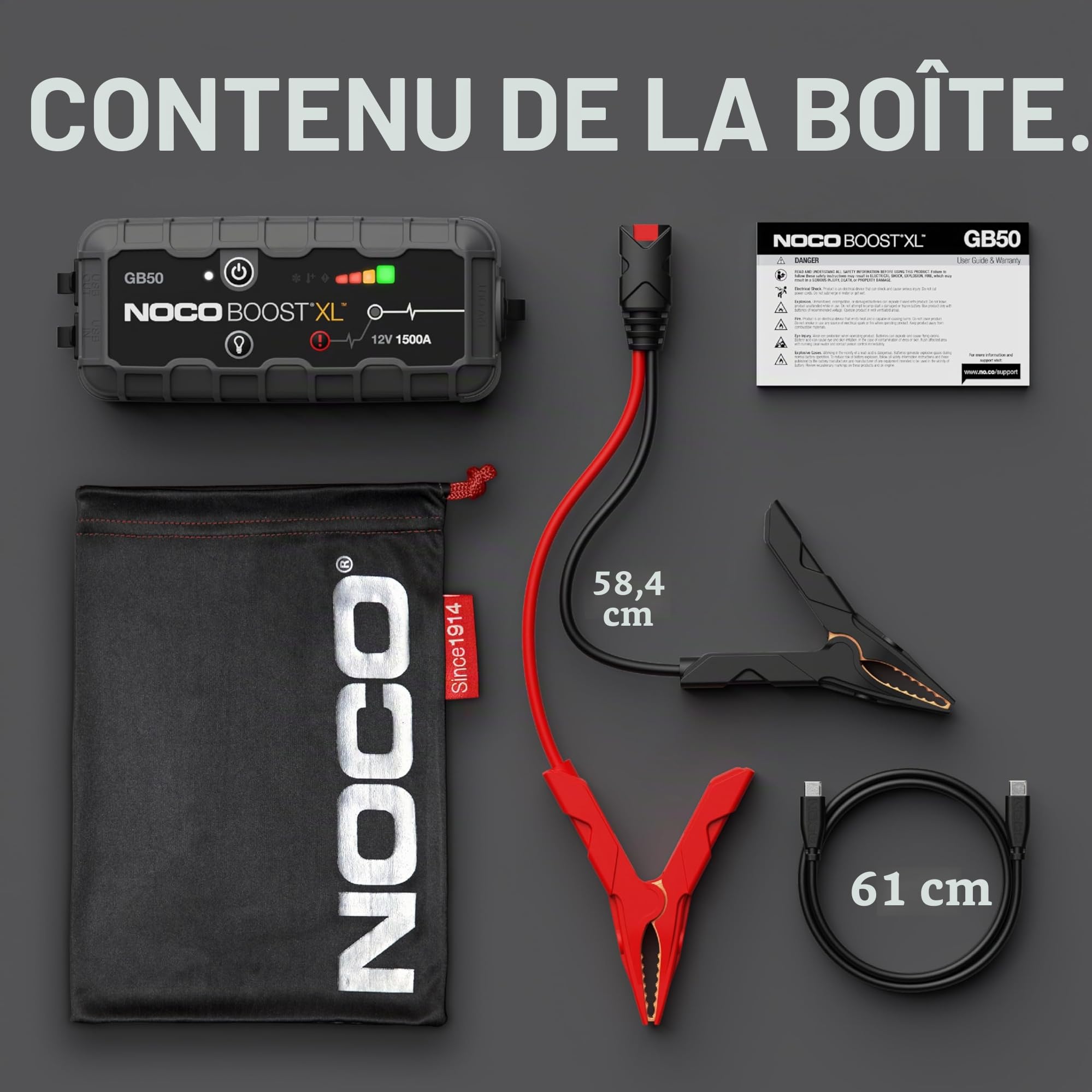 noco-boost-gb50-d-marreur-de-batterie-lithium-ultrasafe-1500a-12v-powerbank-usb- image 6
