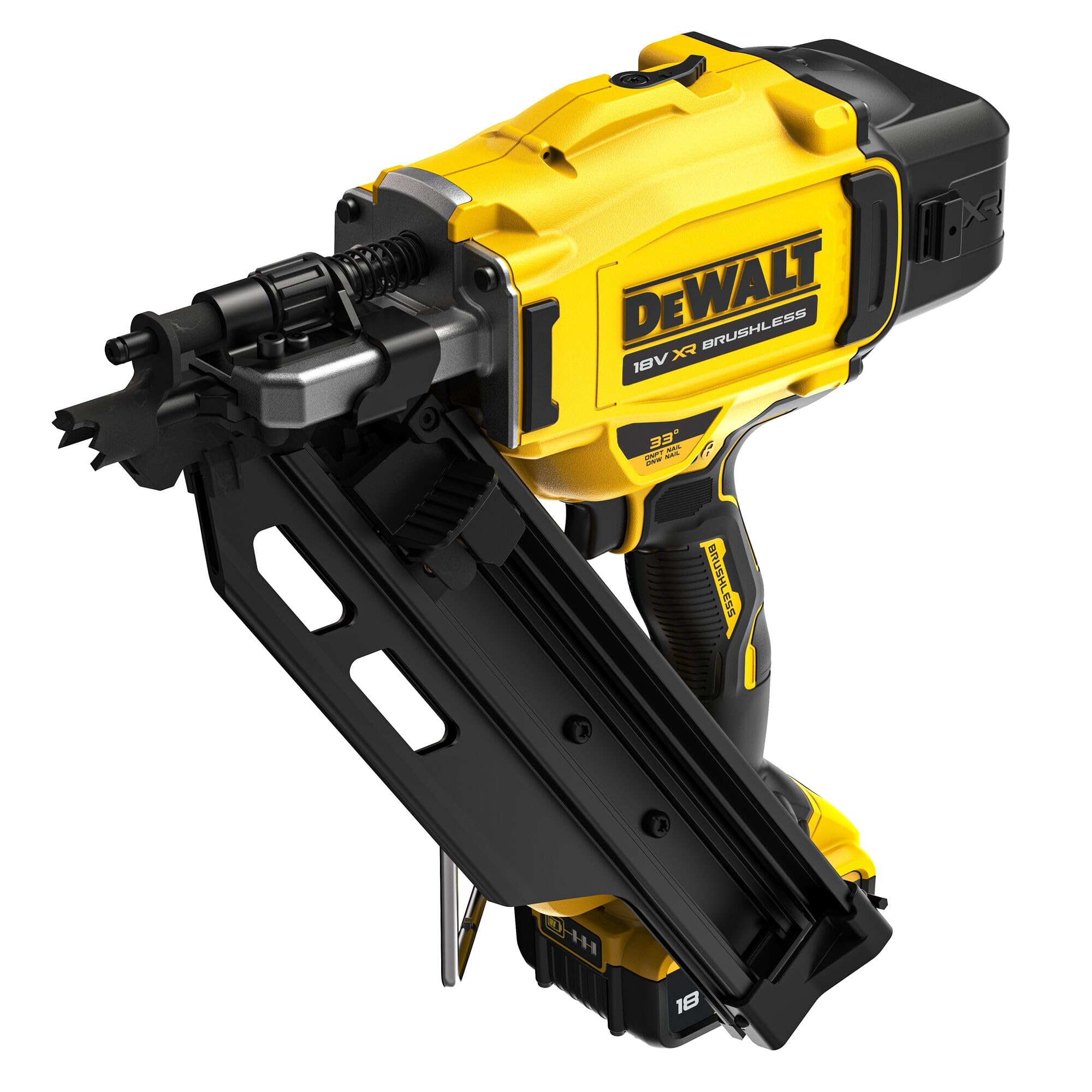 dewalt-dcn930p2-qw-cloueur-charpente-xr-18v-brushless-nouvelle-g-n-ration-clous- image 2